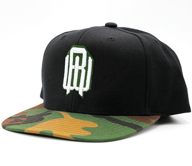 Hat - Black/Camo RW Logo Snapback